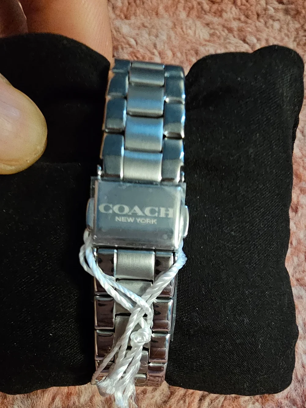 Coach Silver Tone Dial Stainless Steel Band Classic Women's Watch